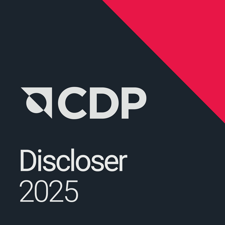 Acquired a 'B' score in both Climate Change and Water Security in CDP 2025