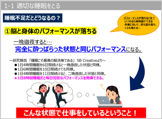 参考｜新卒社員向け健康教育資料